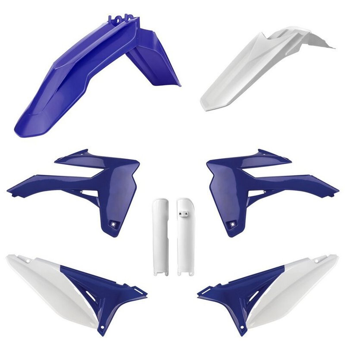 Komplet Plastików Sherco SE-R/SEF-R Niebieski Biały OEM Polisport | 91433