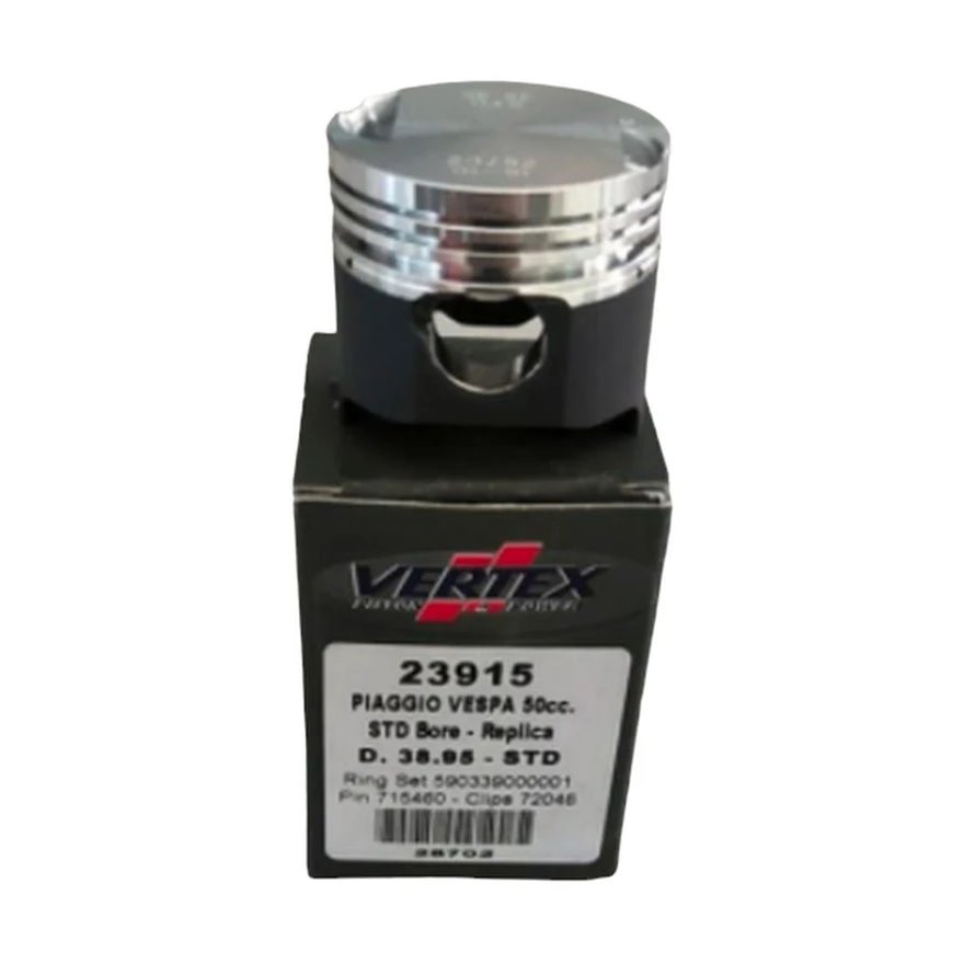 Tłok Piaggio Vespa Liberty 50, Zip 50, Aprilia Scarabeo 50 4T (38,95mm) (STD.) Vertex | 23915