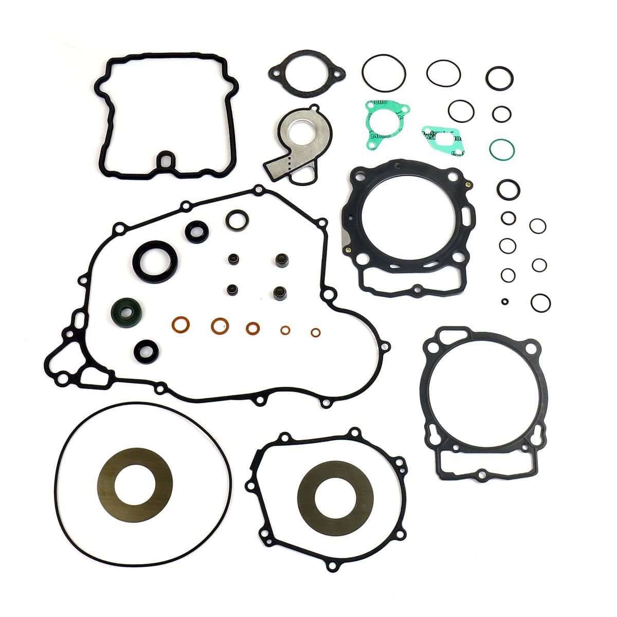 Komplet uszczelek KTM EXCF 450/500, Husqvarna FE 450/501 (z uszczelką pokrywy zaworowej i uszczelniaczami silnikowymi) Athena | P400270900084