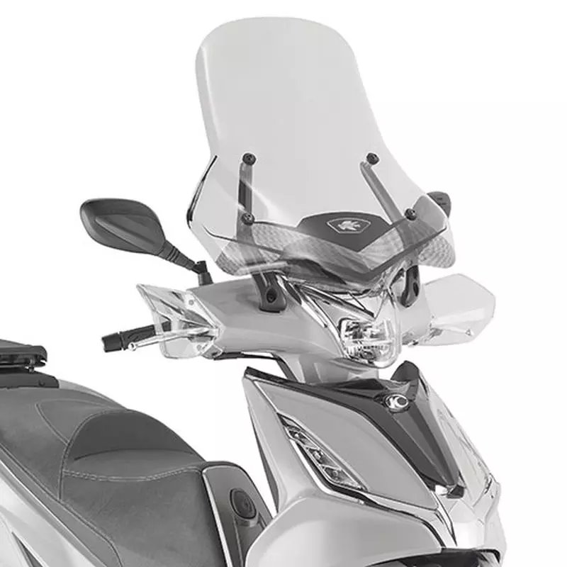 Szyba akcesoryjna Kymco Agility 300 R16 58x57cm przeźroczysta, bez mocowania Kappa | 6114DTK