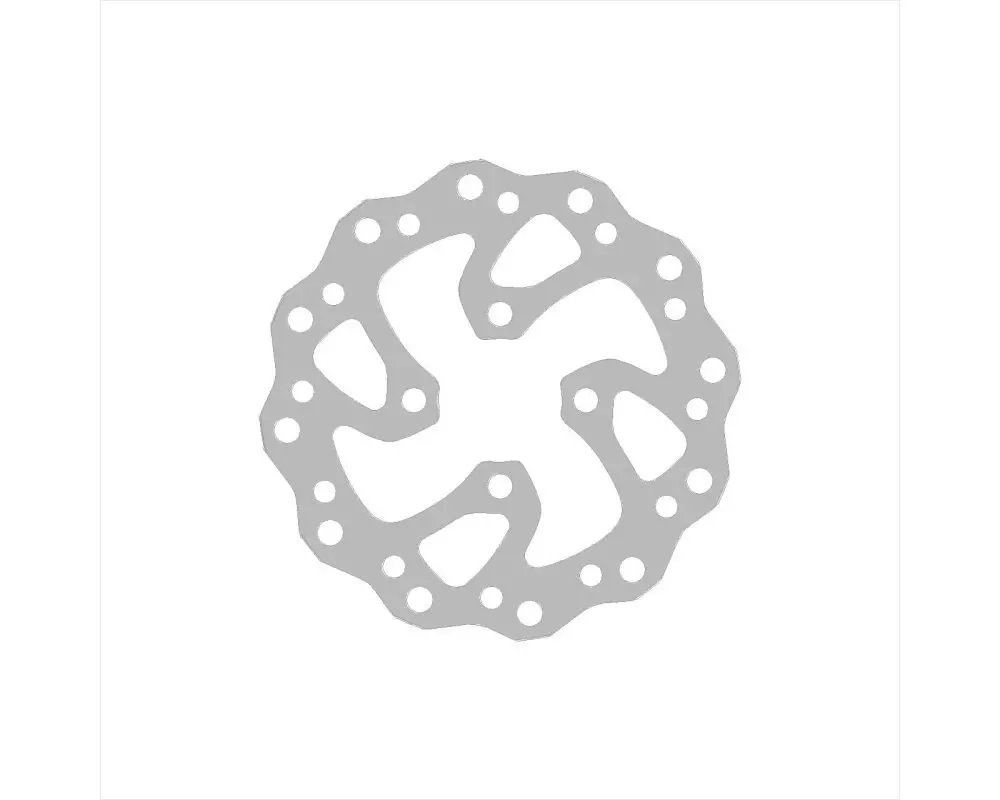 Tarcza hamulcowa tył Yamaha YFM 450, YFM 700R RAPTOR, YFZ 450R, YFZ 700R (200X51X4MM) (4X10,25MM) WAVE | NG2161X