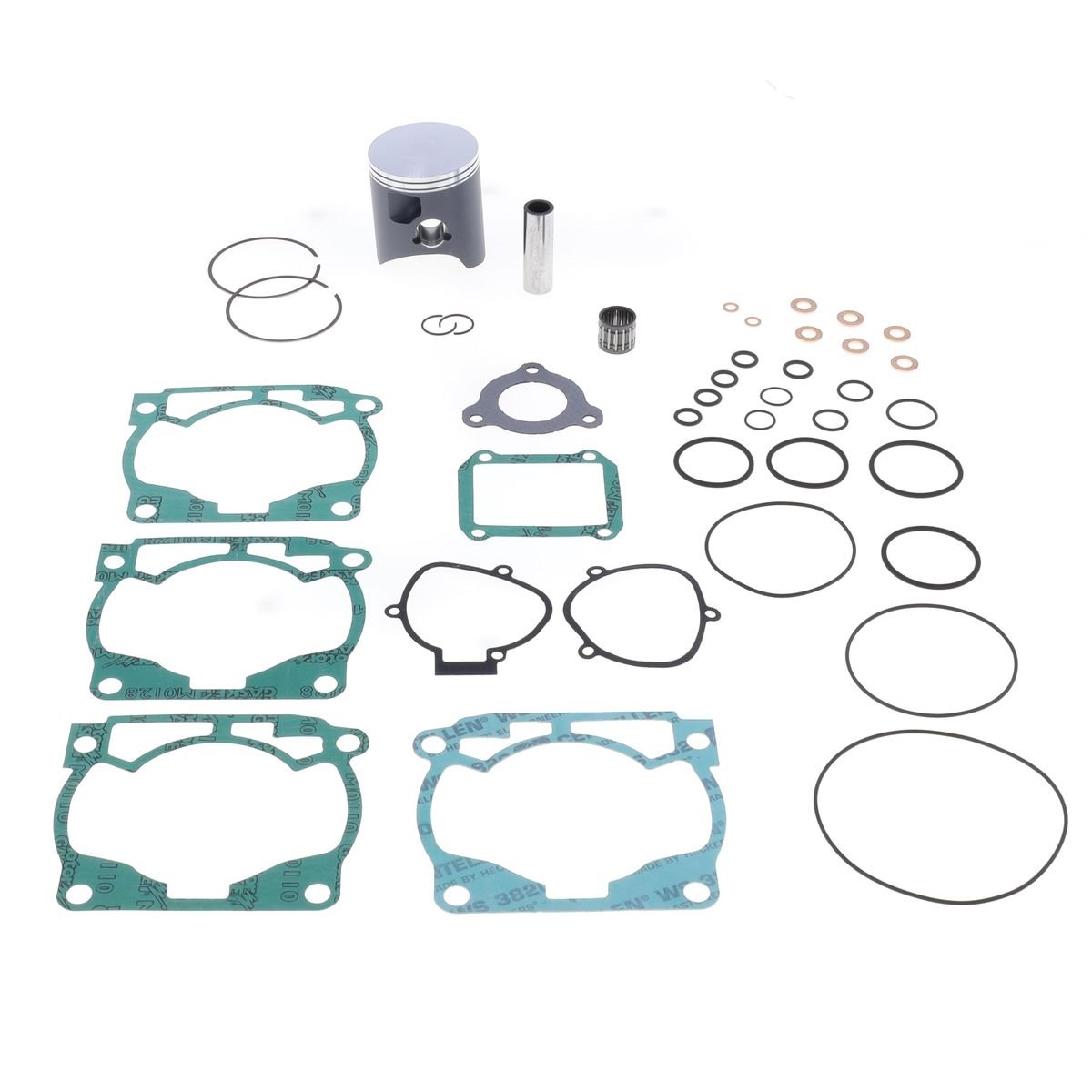 Tłok z uszczelkami TOP-END KTM SX/XC/EXC 250, XC-W 250; Husqvarna TC/TE 250 (2T) (STD. 66,34mm) Athena | P4C0664045001A