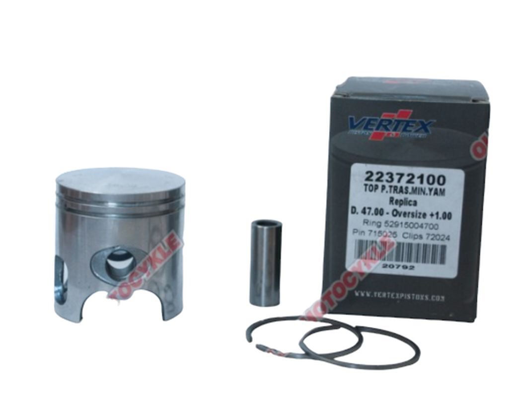Tłok Top Performances Minarelli 48,00mm (+2,00mm) sworzeń 10mm Vertex | 22372200