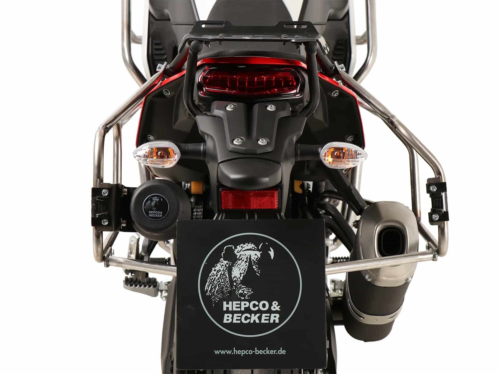 Stelaż kufrów bocznych Cutout Yamaha Ténéré 700 World Rai 2022 - 2024 Hepco Becker | 6514579 00 22