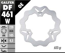 Tarcza hamulcowa tył Yamaha MT-03, YZF R3/R25 (220mm) WAVE GALFER | DF461W