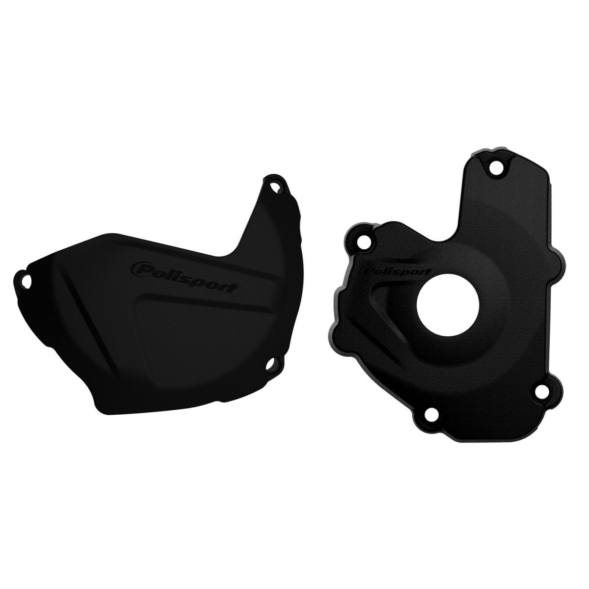 Zestaw osłon pokrywy alternatora i sprzęgła Kawasaki KX 250F Czarny Polisport | 90949