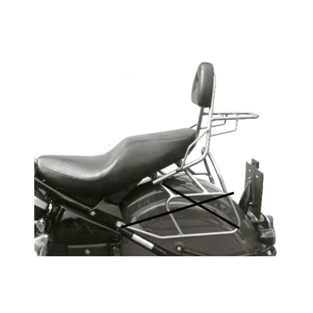 Sissybar z bagażnikiem Kawasaki VN 1500 Drifter 1999-2003 Hepco Becker | 611214 00 01