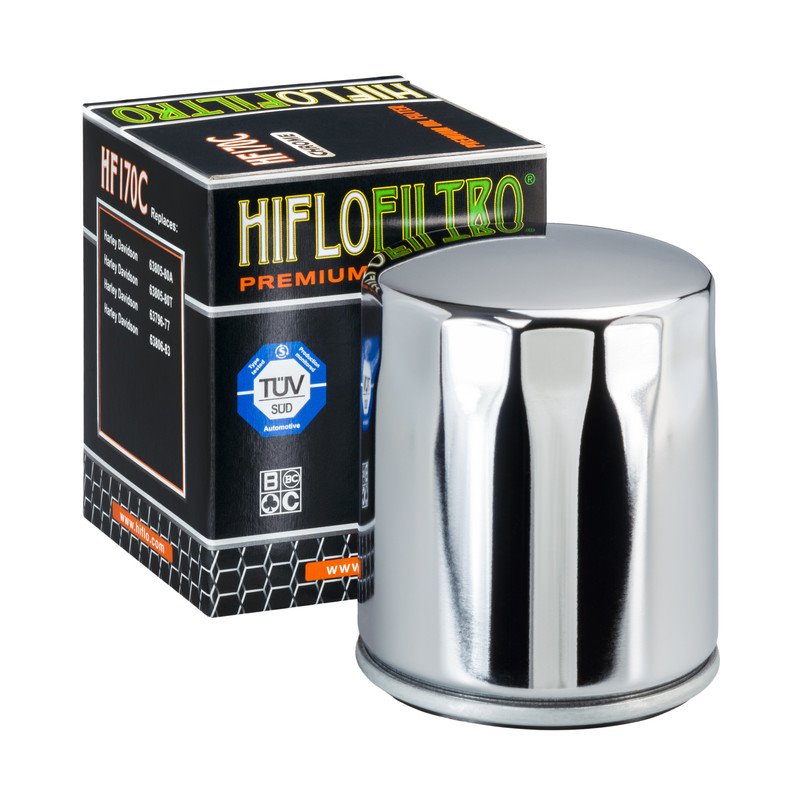 Filtr oleju HF170 Harley-Davidson Chromowany HifloFiltro | HF170C