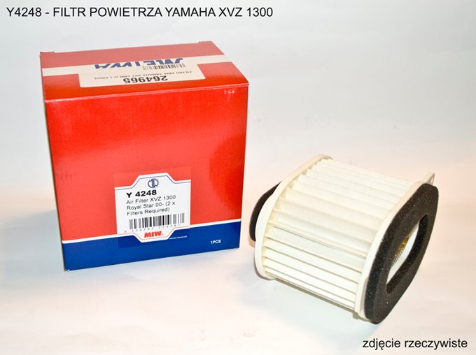 Filtr powietrza Yamaha XVZ 1300 Royal Star (2szt. na motocykl) (HFA4918) MIW | Y4248