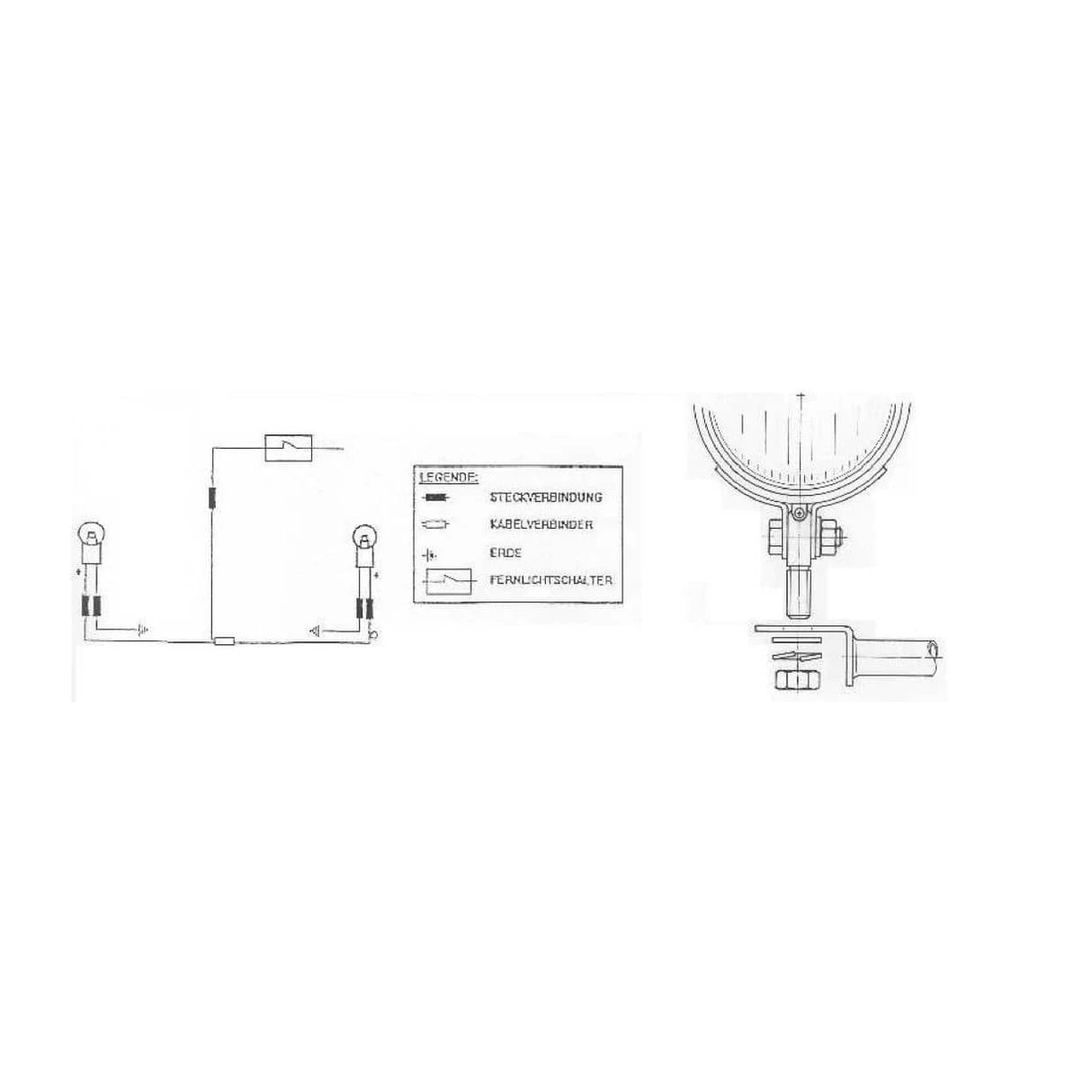 Zestaw lamp bocznych, dodatkowych Honda VTX 1800 2001-2006 Hepco Becker | 400920 00 02