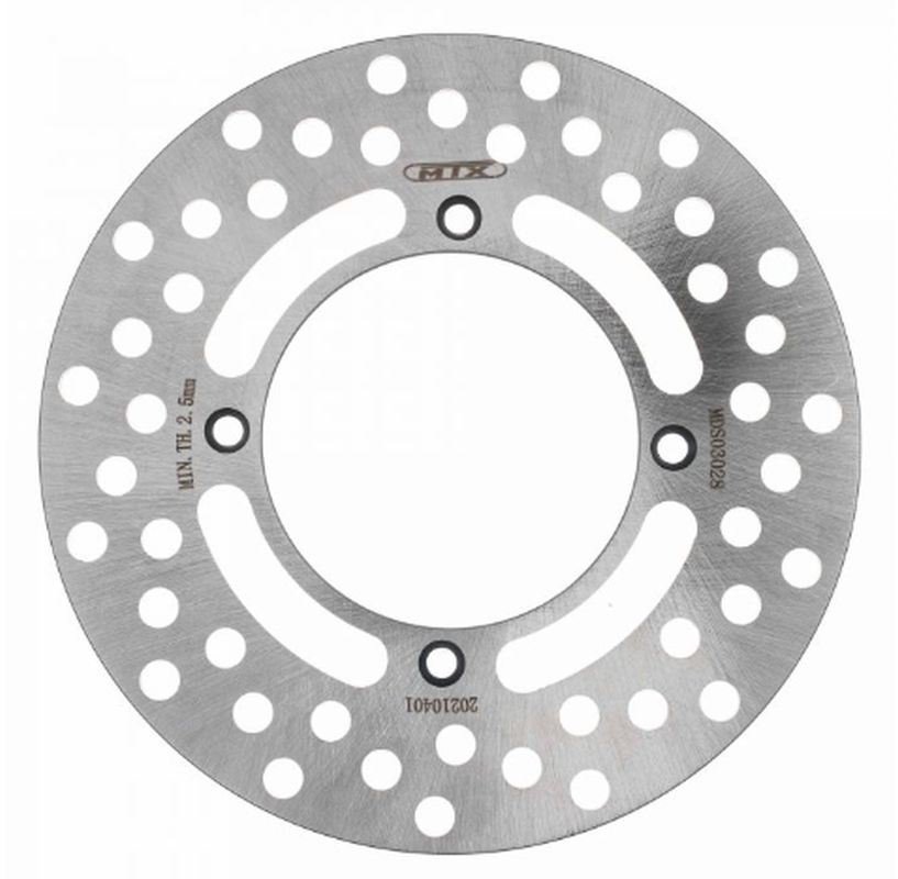 Tarcza hamulcowa tył Kawasaki KX 80/100, Suzuki RM 80, RM 85 (184x84x3mm) (4x6,5mm) MTX PARTS | MDS03028