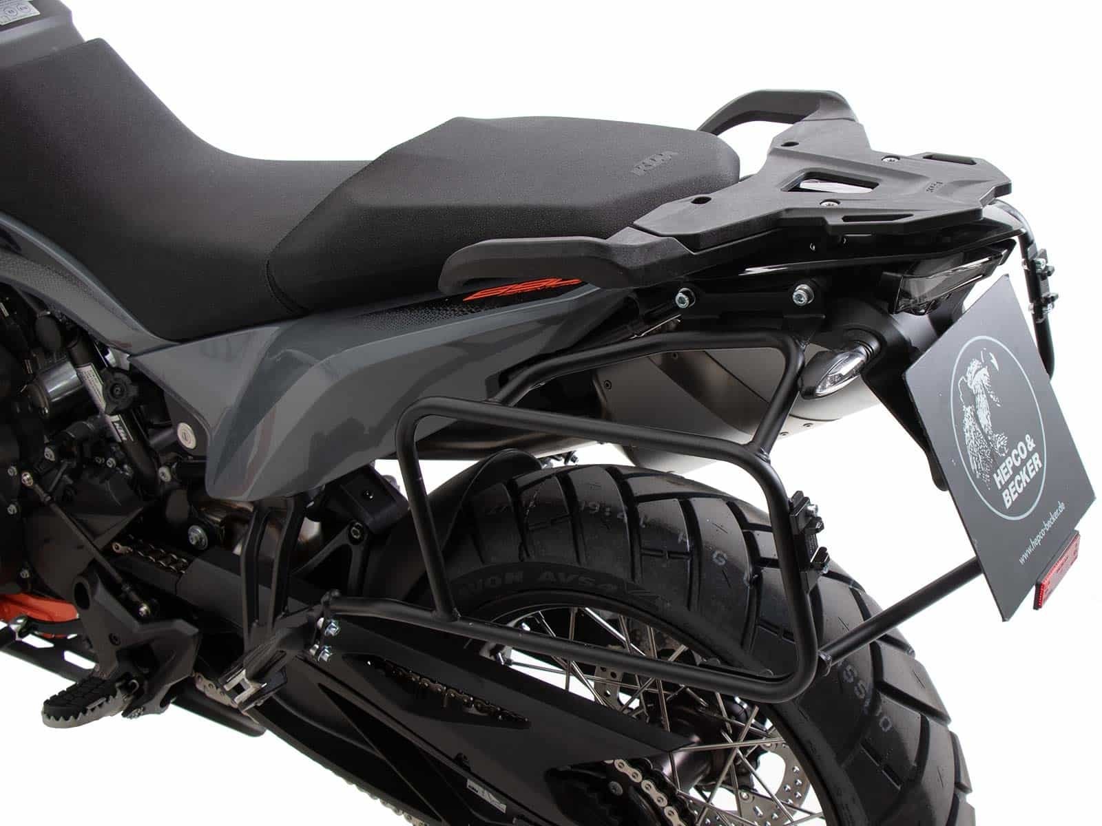 Stelaż kufrów bocznych KTM 890 Adventure / R / Rally 2021-2022 Hepco Becker | 6537617 00 01