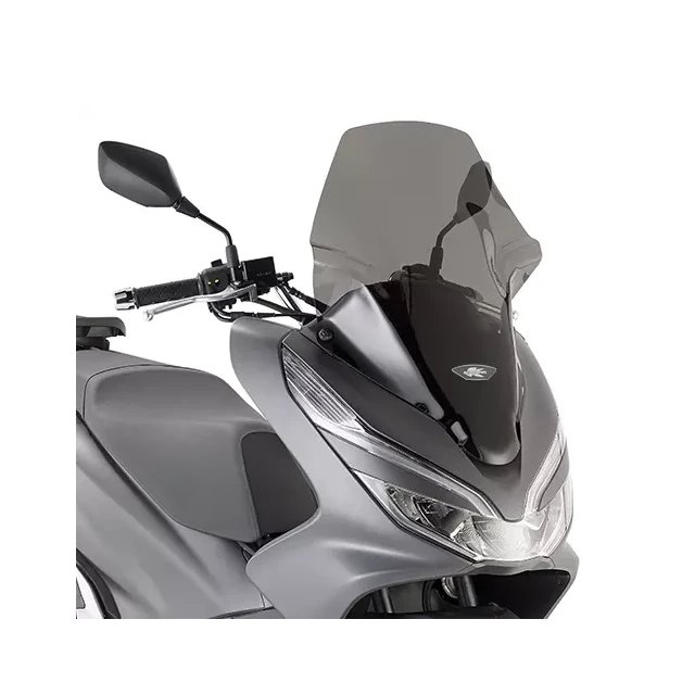 Szyba akcesoryjna Honda PCX 125 60,5x43,5cm przyciemniana Kappa | 1129DK