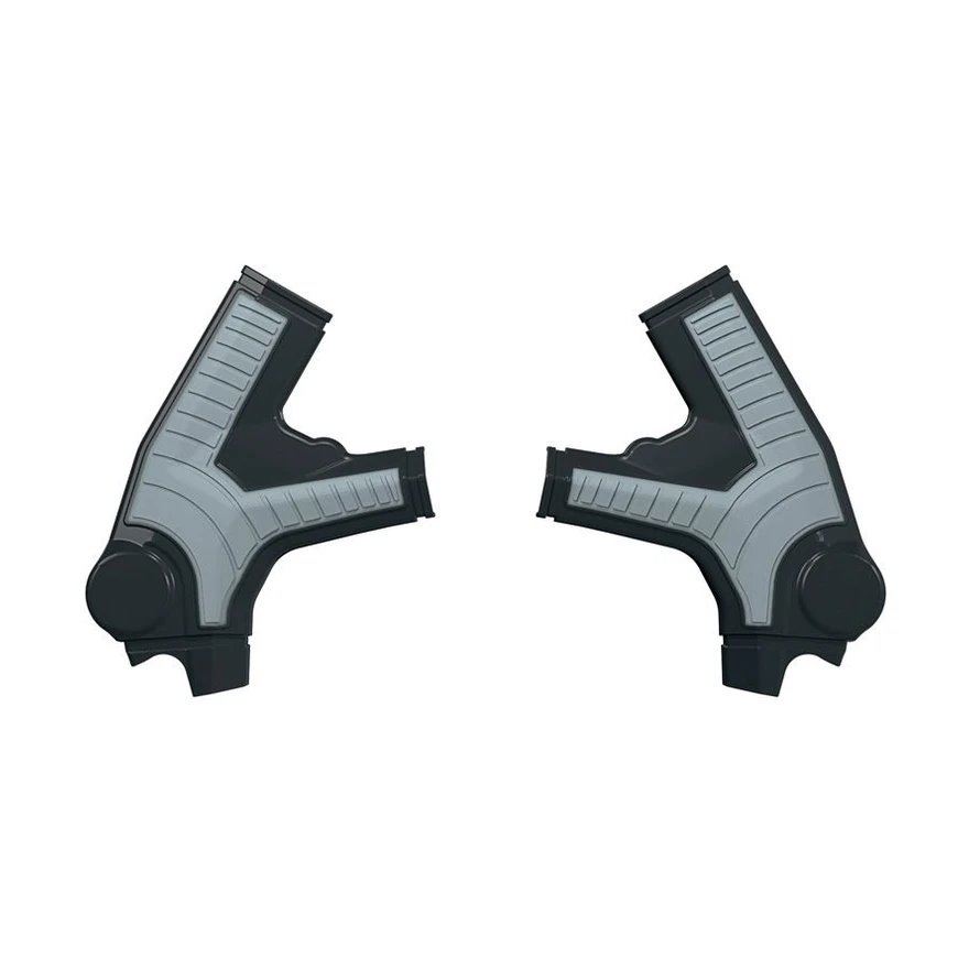 Osłony ramy BI-MATERIAL SUPER GRIP Surron Ultra Bee Czarny/Szary RACETECH | PRTSURNRGR4