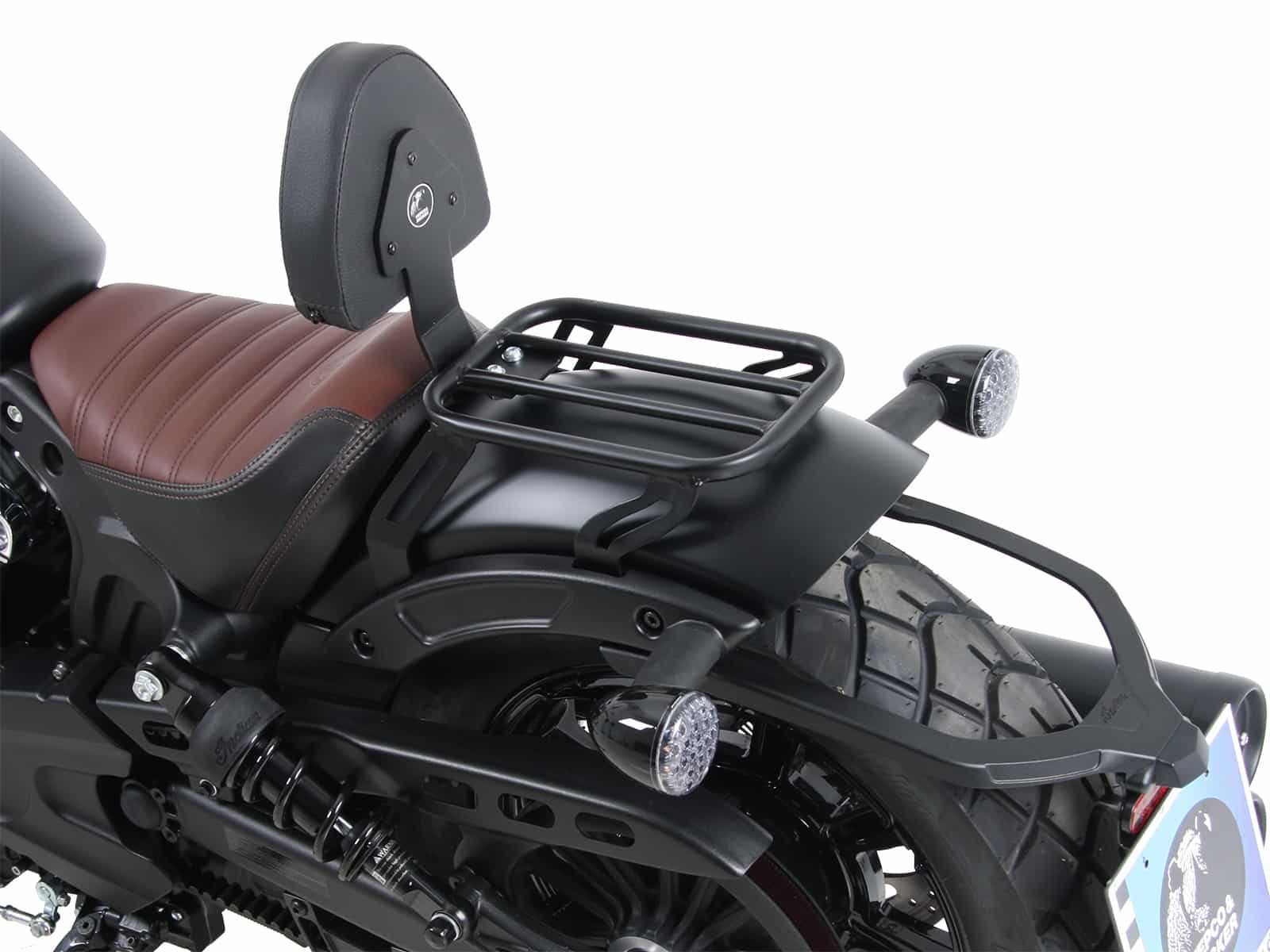 Solorack z oparciem Indian Scout Bobber / Sixty / Twenty 2017-2024 Hepco Becker | 6127568 00 01