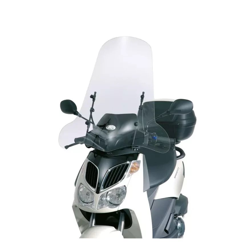 Szyba akcesoryjna Aprilia Sportcity 125/200/250, Honda Dylan 125/150, Yamaha Neos 50 74x67cm przeźroczysta Kappa | 128AK