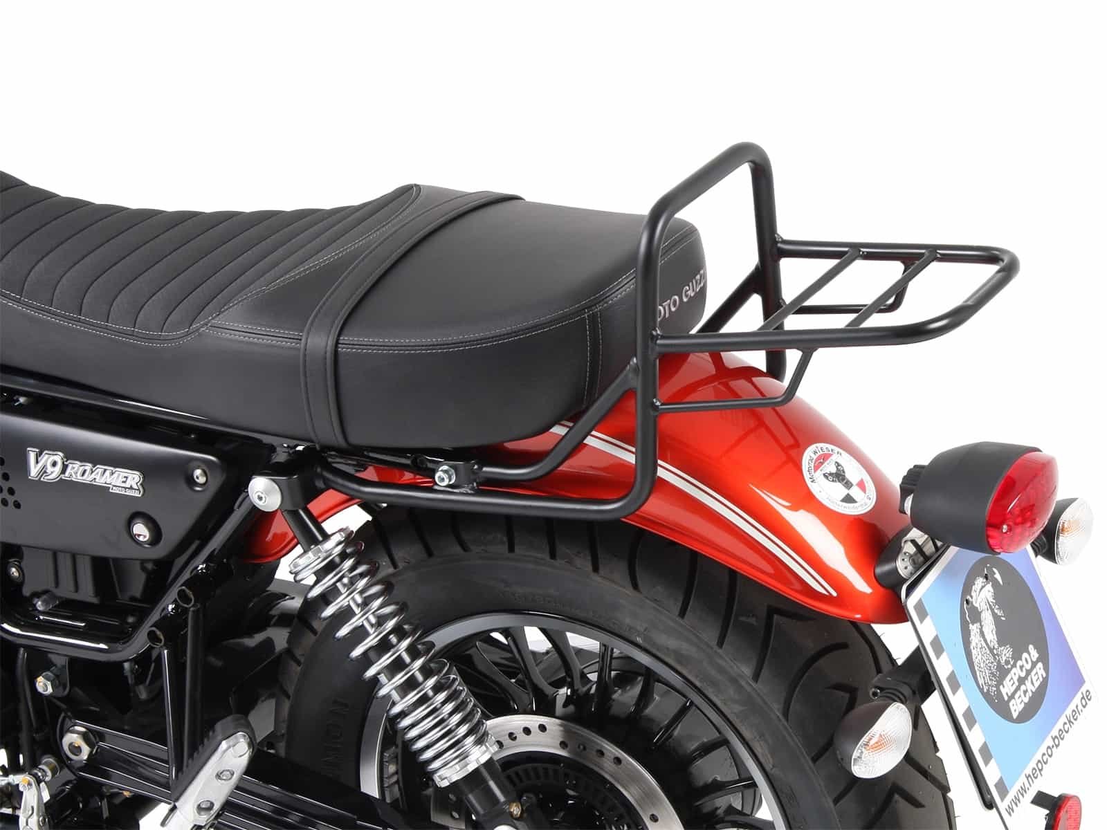 Stelaż pod kufer centralny Moto Guzzi V 9 Bobber 2017-2020- (lange Sitzbank) Hepco Becker | 654552 01 01