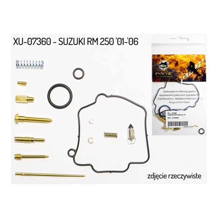 Zestaw naprawczy gaźnika Suzuki RM 250 (na 1 gaźnik) Psychic | XU-07360
