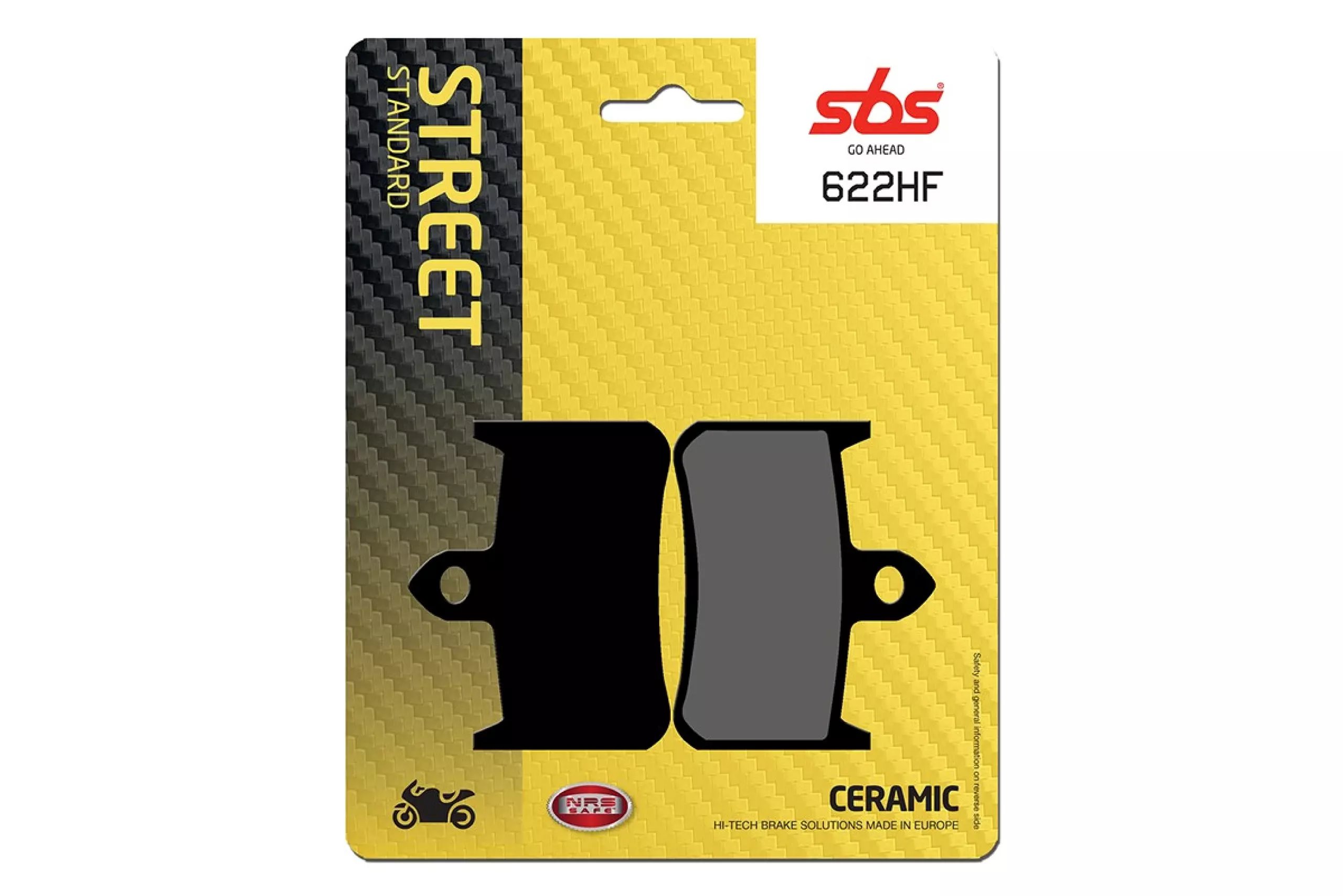 Klocki hamulcowe KH187 STREET CERAMIC Honda RS 250R, RVF 400RR | 622HF
