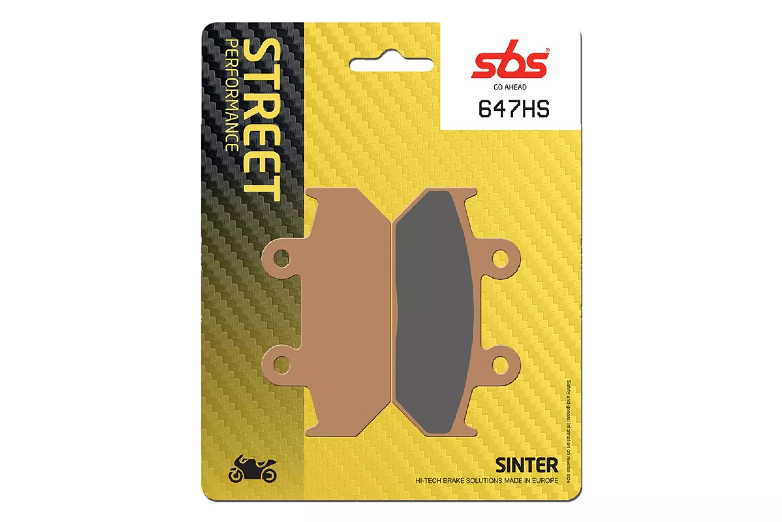 Klocki hamulcowe KH124/2 STREET EXCEL SINTER | 647HS