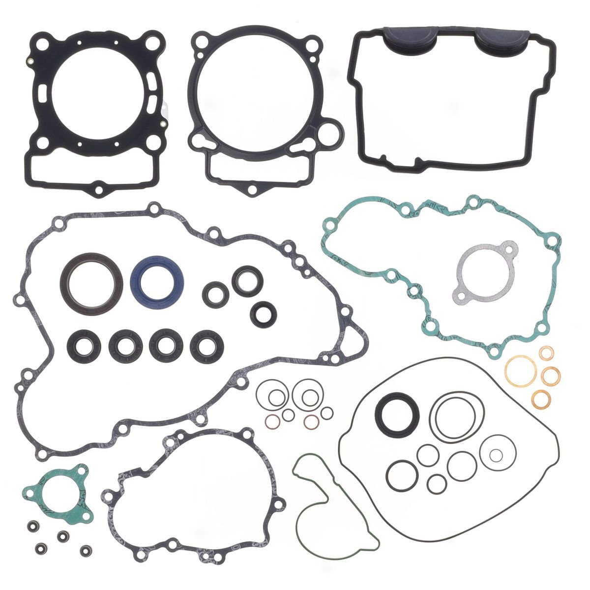 Komplet uszczelek KTM EXCF 250, Husqvarna FE 250 (z uszczelniaczami silnikowymi) Athena | P400270900074
