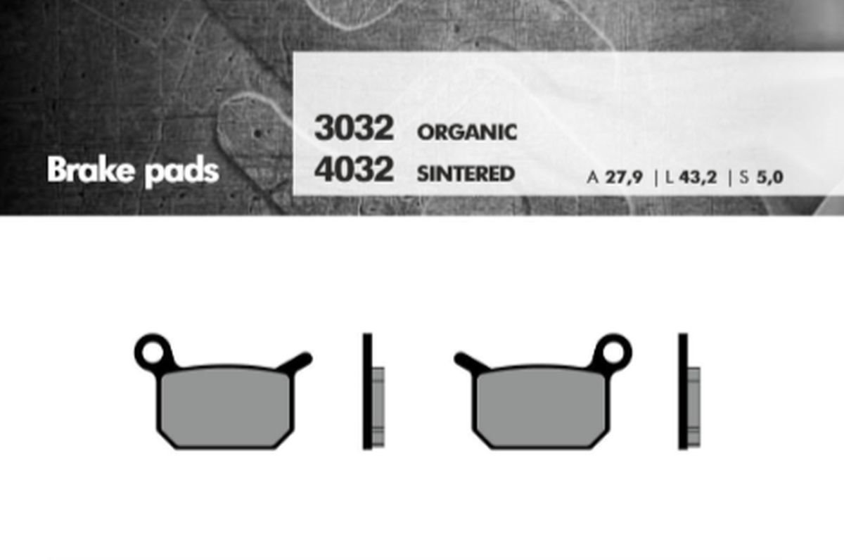 Klocki hamulcowe KH325 KTM SX 50/65 Spiek metaliczny (złote) Brenta | BR4032
