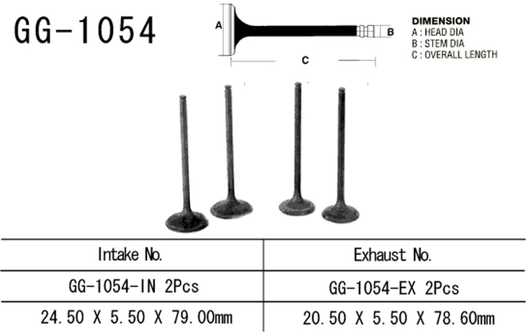 Zawór wydechowy Honda CMX 250 Rebel Vesrah | GG-1054-EX