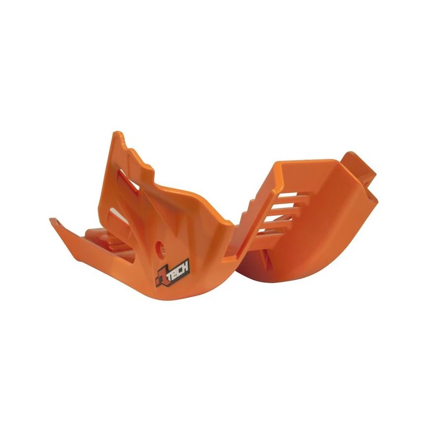 Osłona silnika z technopolimeru KTM EXC 250/300, SX 250/300, XC 250/300 Pomarańczowy Racetech | PMKTMAR2523