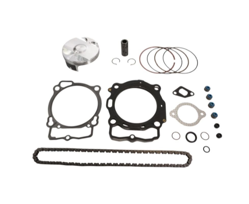 Zestaw naprawczy góry silnika KTM EXC-F 450/EXCF450, Husqvarna FE 450, GAS GAS EC 450 F (STD. +0.01MM = 94.96MM) (11.8:1) (Tłok, uszczelki TOP-END, łańcuszek rozrządu) VERTEX | VTKTC24209B-1