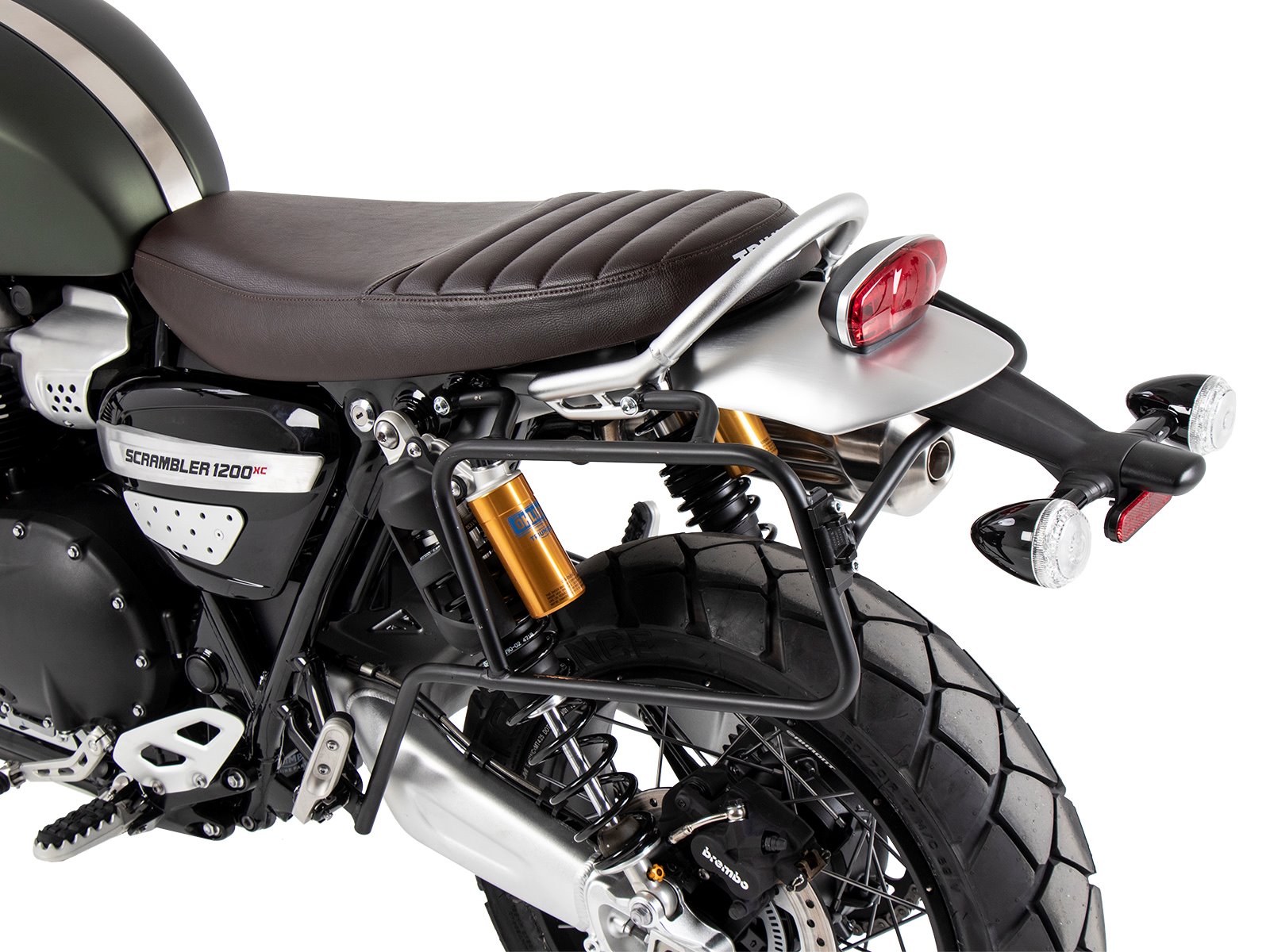 Bagażnik jednostronny lewy Triumph Scrambler 1200 XE 2024-2026 Hepco Becker | 6537675 00 01