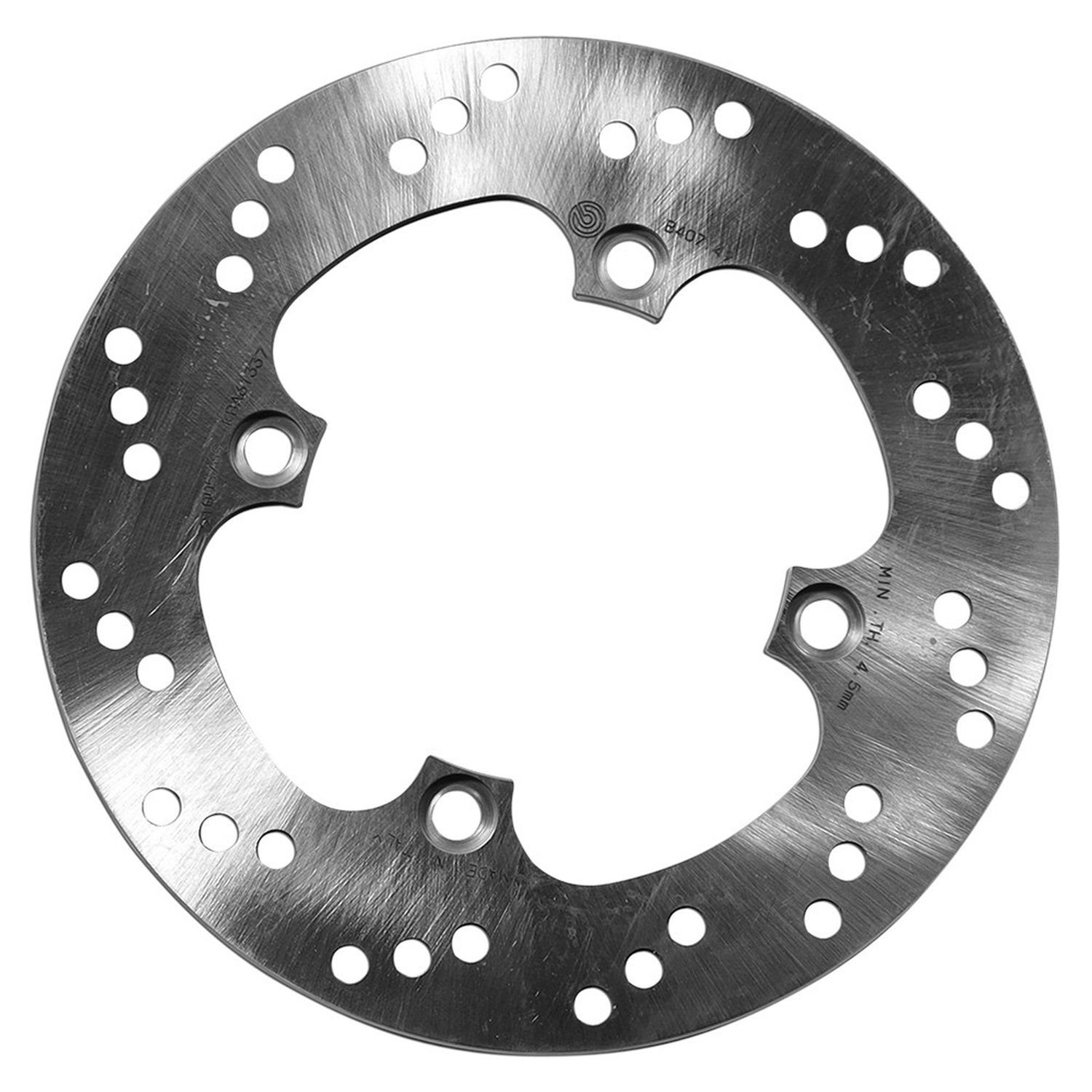 Tarcza hamulcowa tył Honda CBR 1000 RR, CBR 600 F, CBR 600 RR, XR 600, CBR 900/929/954 RR FIREBLADE, Triumph DAYTONA 955 (220X105X5MM) (4X10,5MM) Brembo | 68B40749