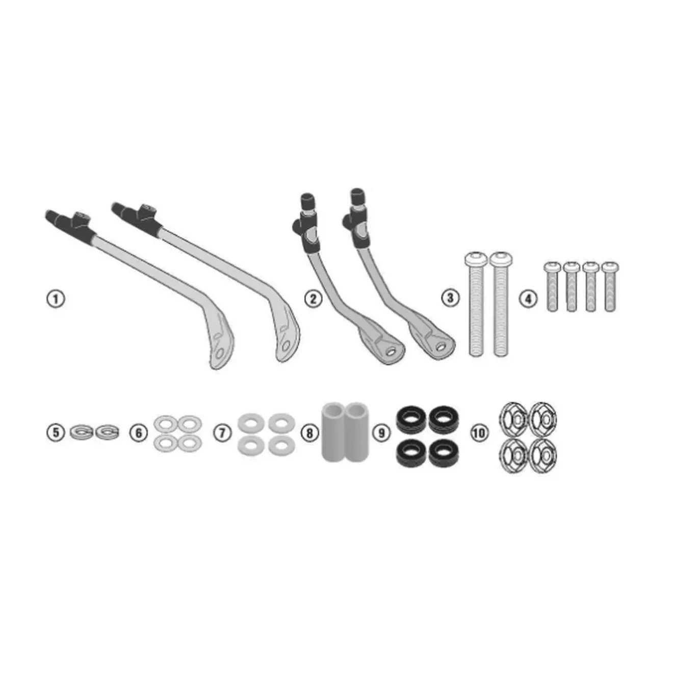 Mocowanie szyby SYM Symphony 125 Euro 5 Kappa | A7061AK
