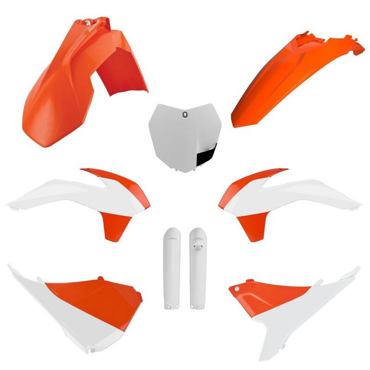 Komplet plastików KTM SX/SX-F/XC-F pomarańczowy Polisport | 91447