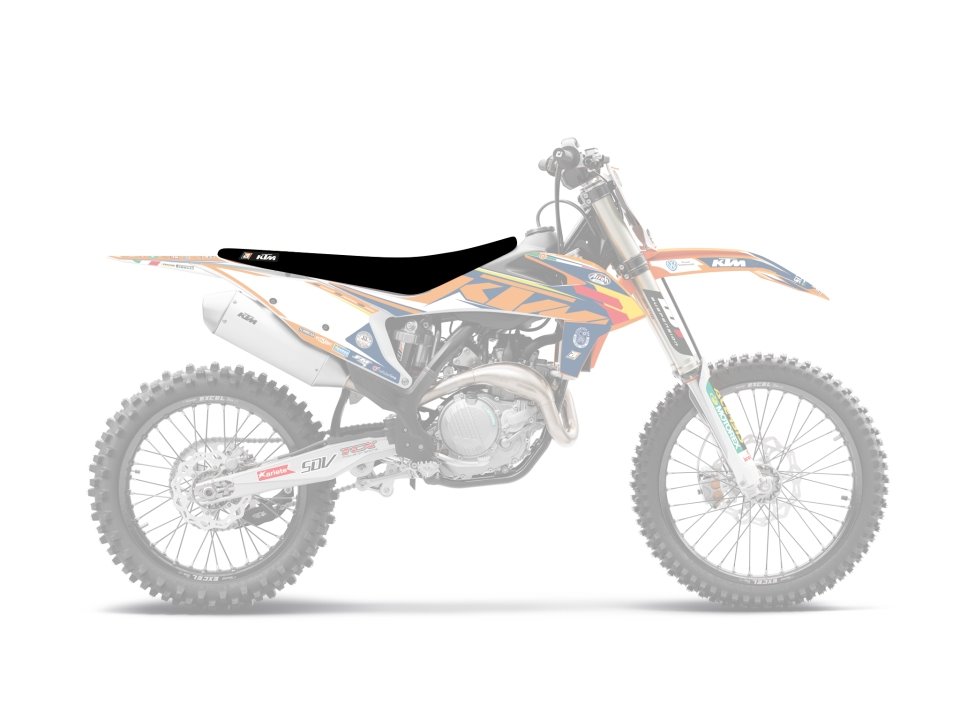 Pokrowiec/Poszycie na siedzenie KTM SX-SXF, EXC ZEBRA Blackbird | E1528Z1