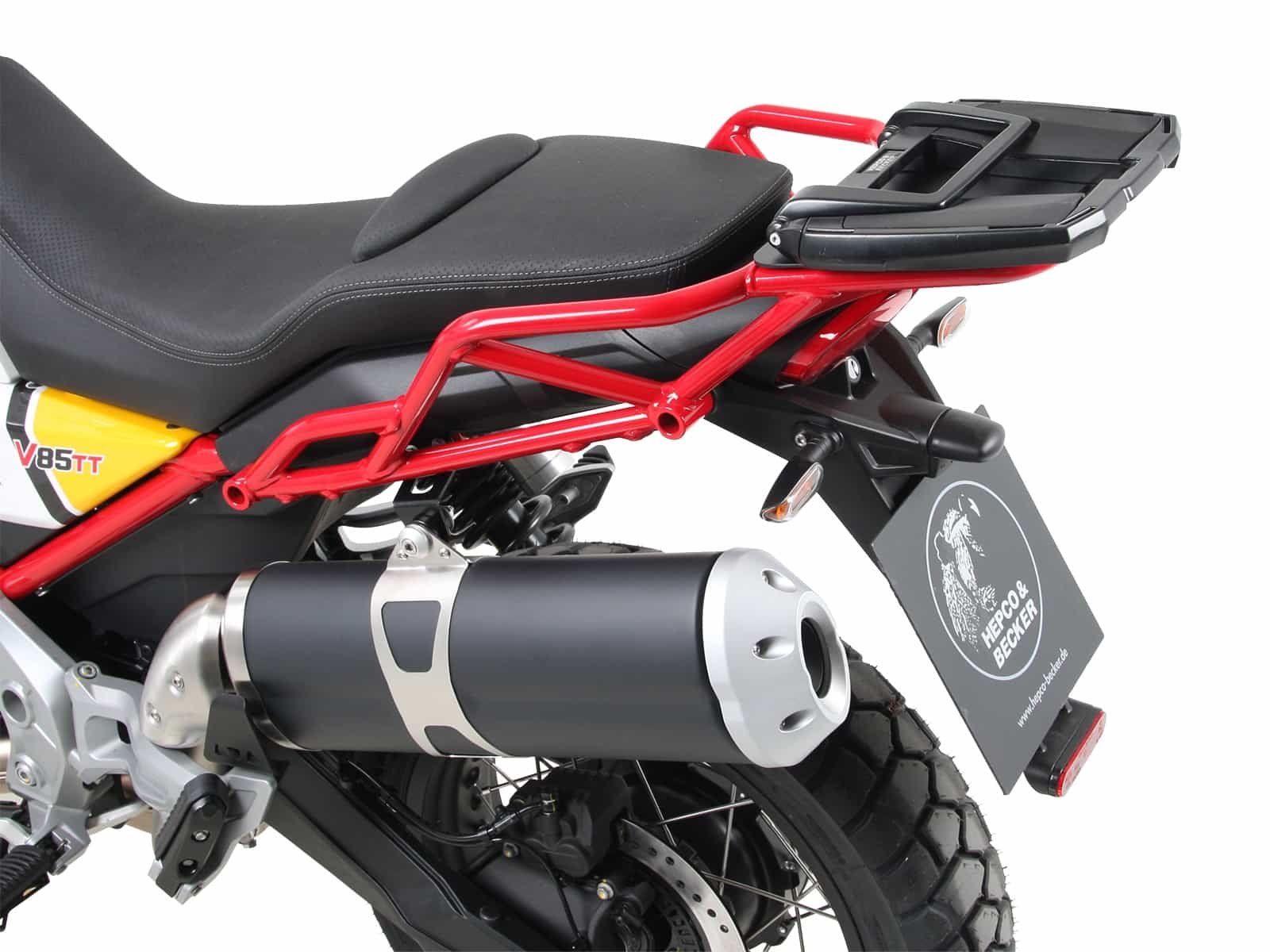 Stelaż kufra centralnego Easyrack Moto Guzzi V 85 TT 2019-2023- / Travel 2020 Hepco Becker | 662554 01 01