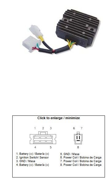 Regulator napięcia Honda NX 650 Dominator (25A) DZE | 2087-01