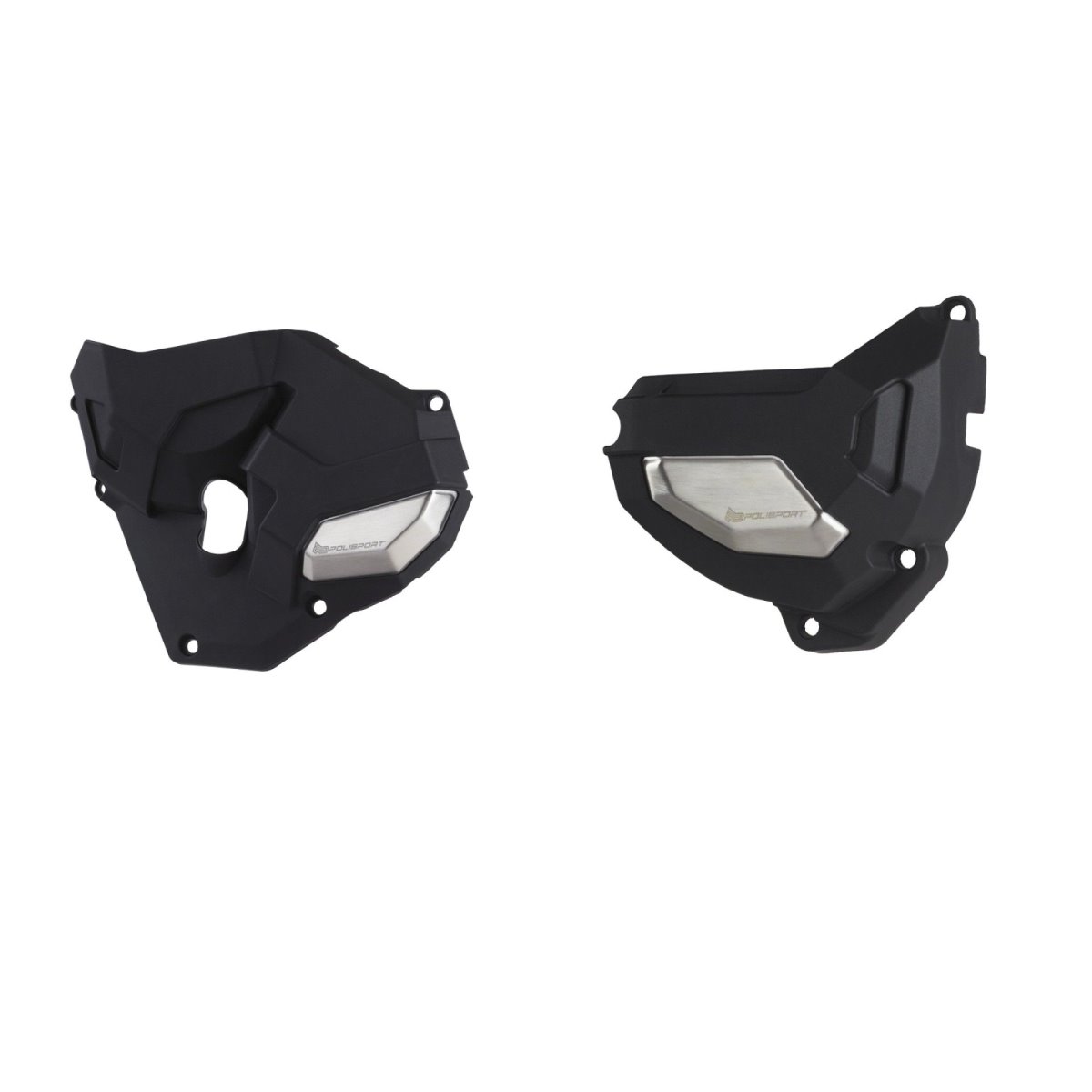 Zestaw osłon pokryw alternatora i sprzęgła Street Honda CB 650 F/R, CBR 650 F/R czarny Polisport | 91110