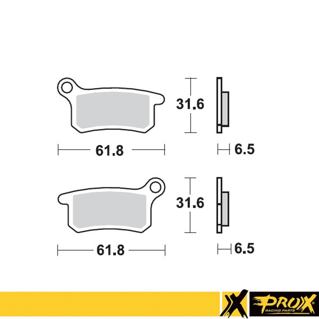 Klocki hamulcowe KH357 KTM SX 65 Przód ProX | 37.109202