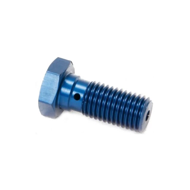 ZF Śruba hydrauliczna do przewodów hamulcowych M10x1,25 podwójna, niebieska TRW | MCH901B