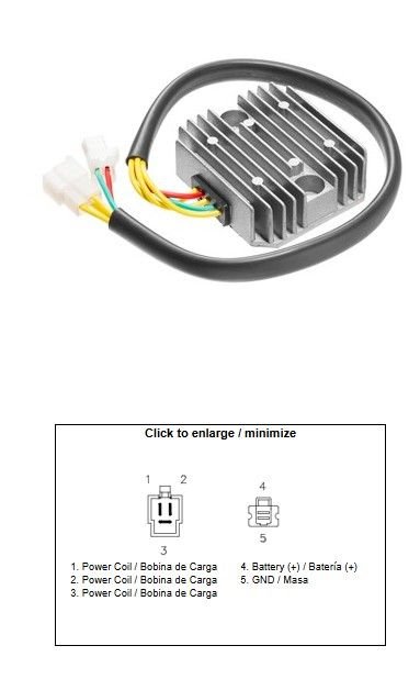 Regulator napięcia Honda XR 650L (12A) DZE | 2059-01