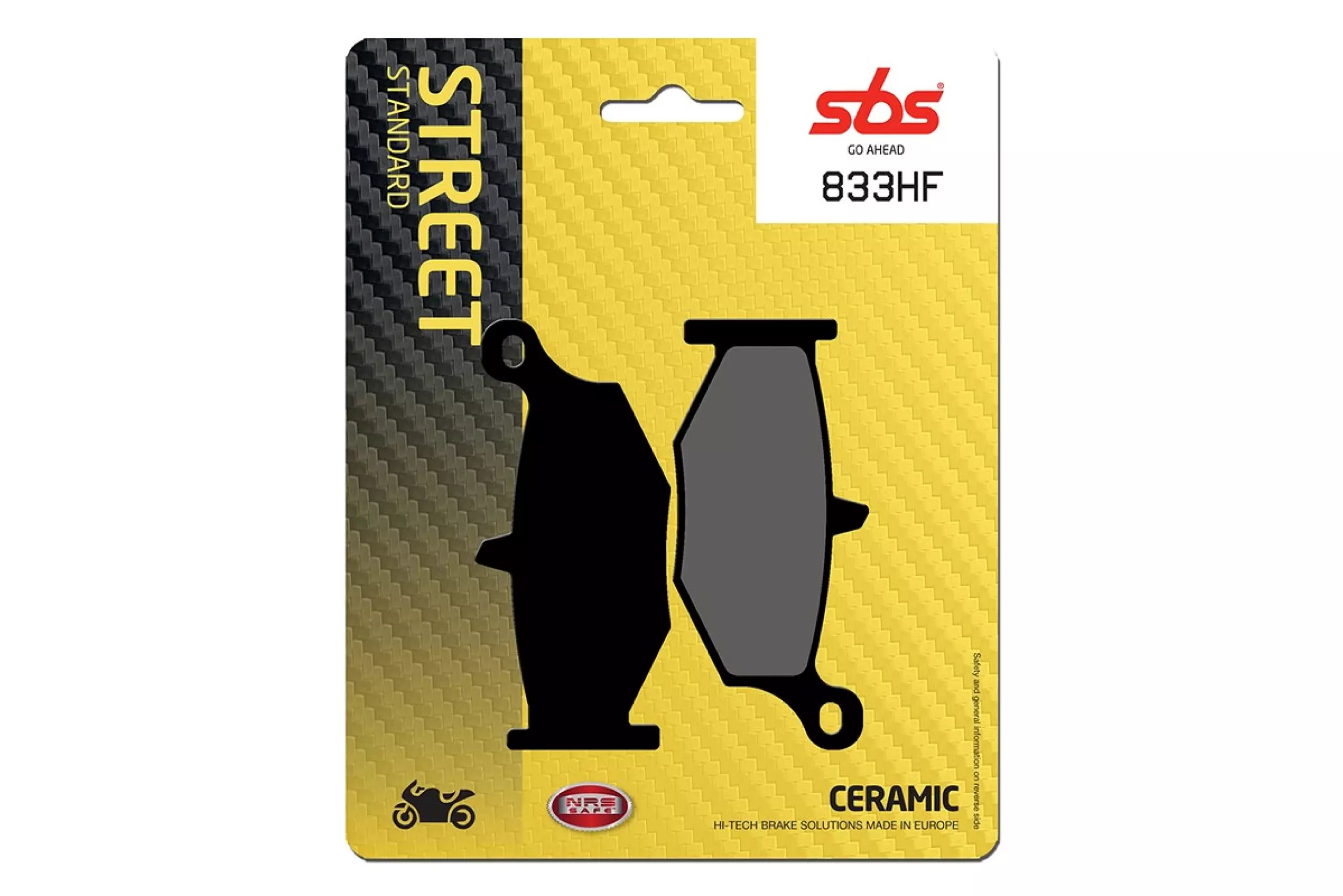 Klocki hamulcowe KH419 STREET CERAMIC Suzuki GSX-R 600/750/1000/1300, DL1000 V-STROM TYŁ | 833HF