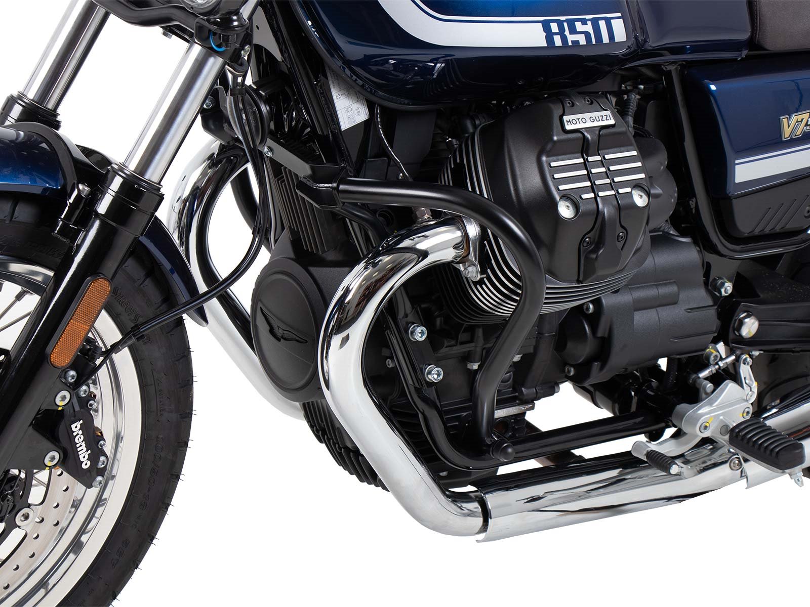 Gmole silnika czarne Moto Guzzi V7 Stone Corsa 2024 Hepco & Becker | 501562 00 01