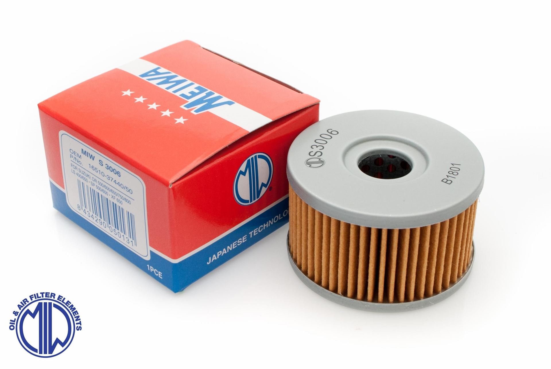 Filtr oleju Suzuki DR 600/650/750/800 (HF137) (50) Miw (Meiwa) | S3006