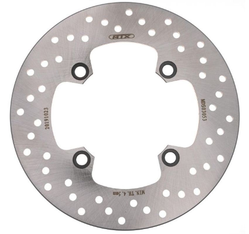 Tarcza hamulcowa tył Kawasaki ER-6F, ER-6N, KLE 650 Versys, Z 1000, Z 650, Z 750, ZX-10R, ZX-6R/RR, ZX-9R (220x100x5mm) (4x10,5mm) MTX PARTS | MDS03053