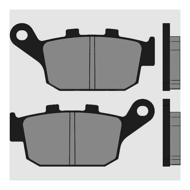 Klocki hamulcowe KH140 Honda, Kawasaki, Triumph, Yamaha XJ6, XSR70 Spiek metaliczny (złote) Tył Brenta | BR4073