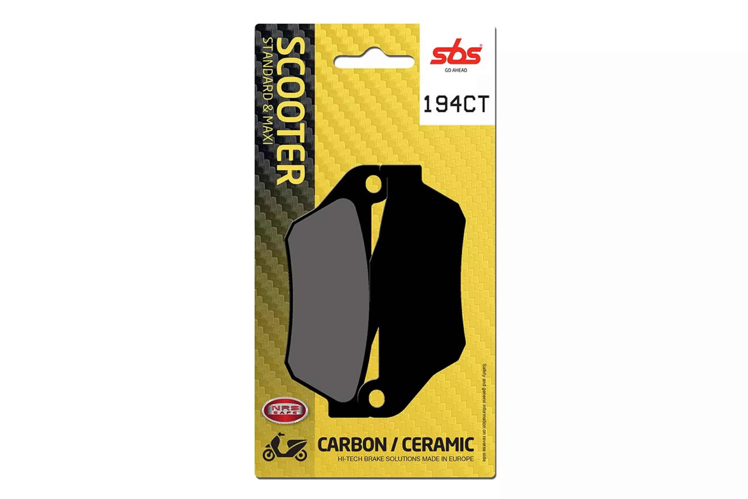 Klocki hamulcowe KH430 Maxi Carbon Yamaha YP125/250 X-MAX PRZÓD | 194CT