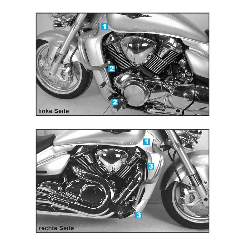 Gmole silnika Suzuki M 1800 (VZR R Intruder) 2006 - 2012 Hepco Becker | 5013511 00 02