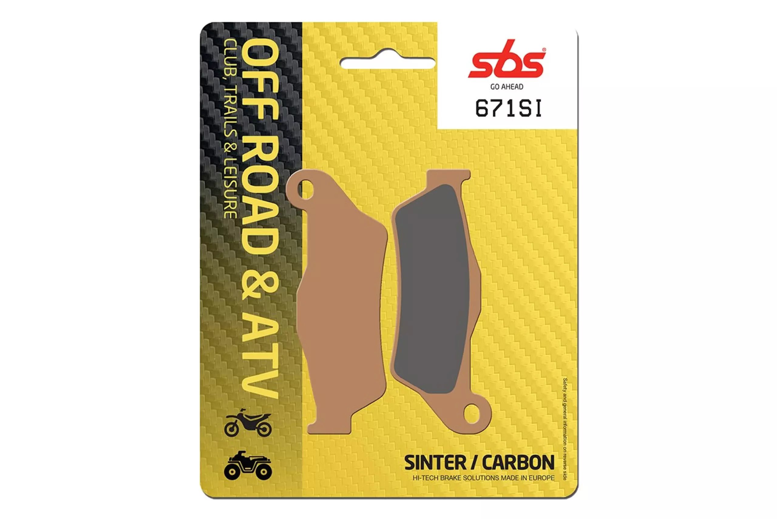Klocki hamulcowe KH181 Off-Road Sinter | 671SI