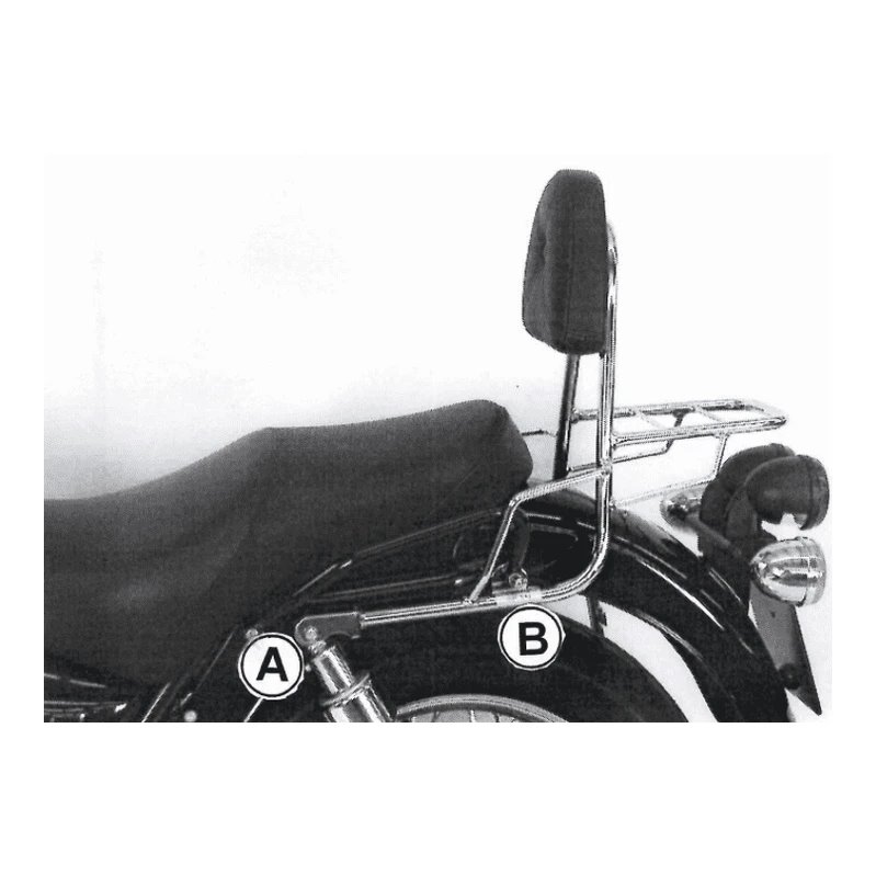 Sissybar bez bagażnika Moto Guzzi California Metal 2001-2003 Hepco Becker | 600531 00 02