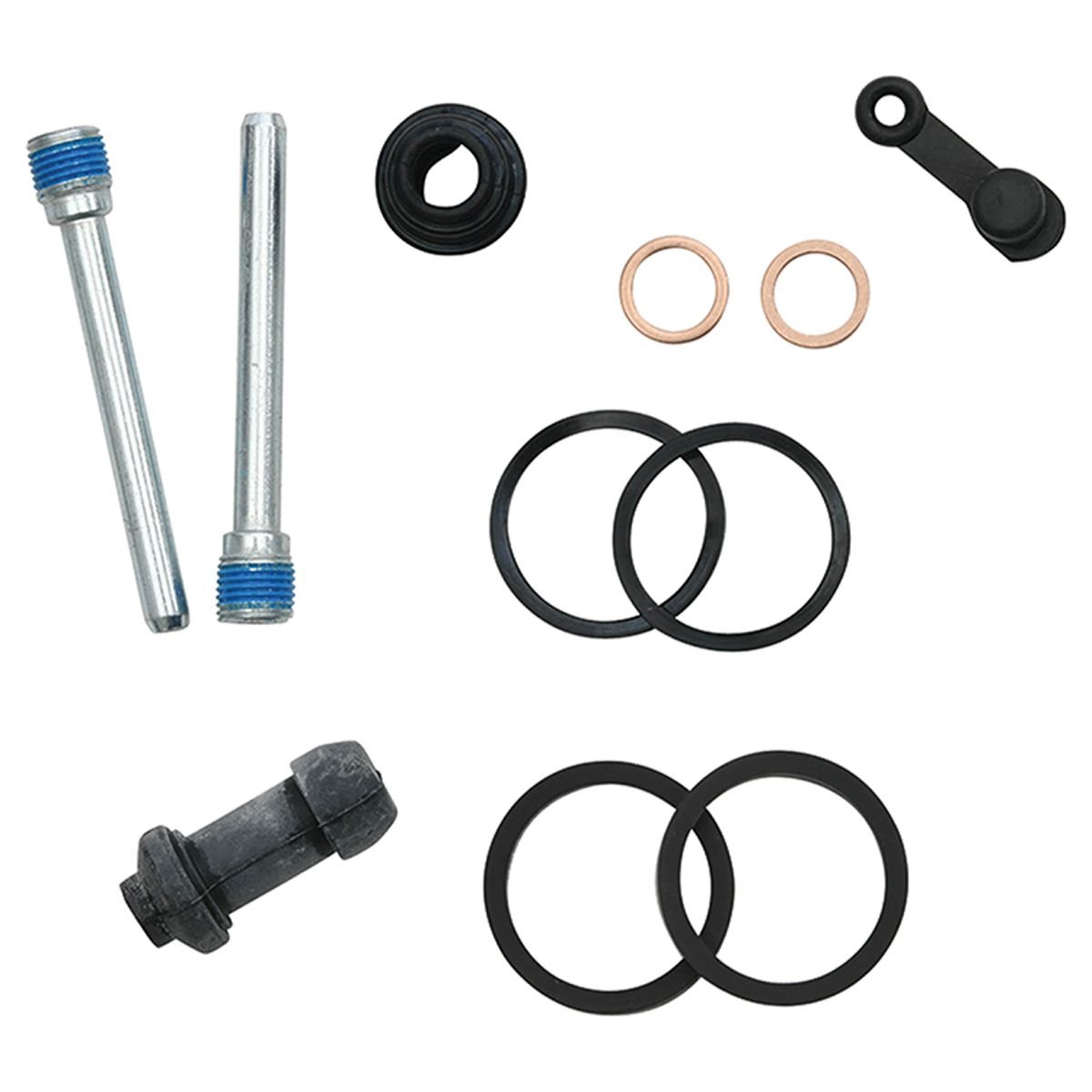 Zestaw naprawczy zacisku hamulcowego przód Honda CBF250, VT125, XL125V, Suzuki AN400 BURGMAN, tył Kawasaki EX250/300 ALL BALLS | 18-3070